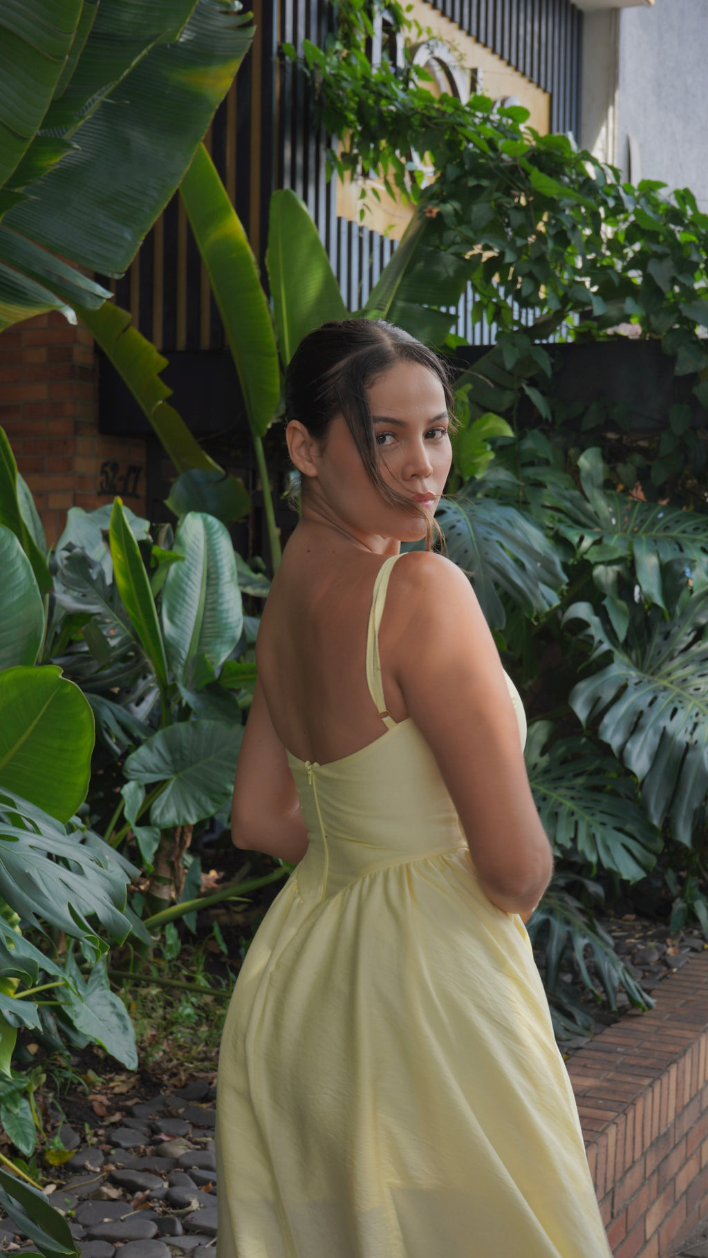 Vestido Linaje Amarillo