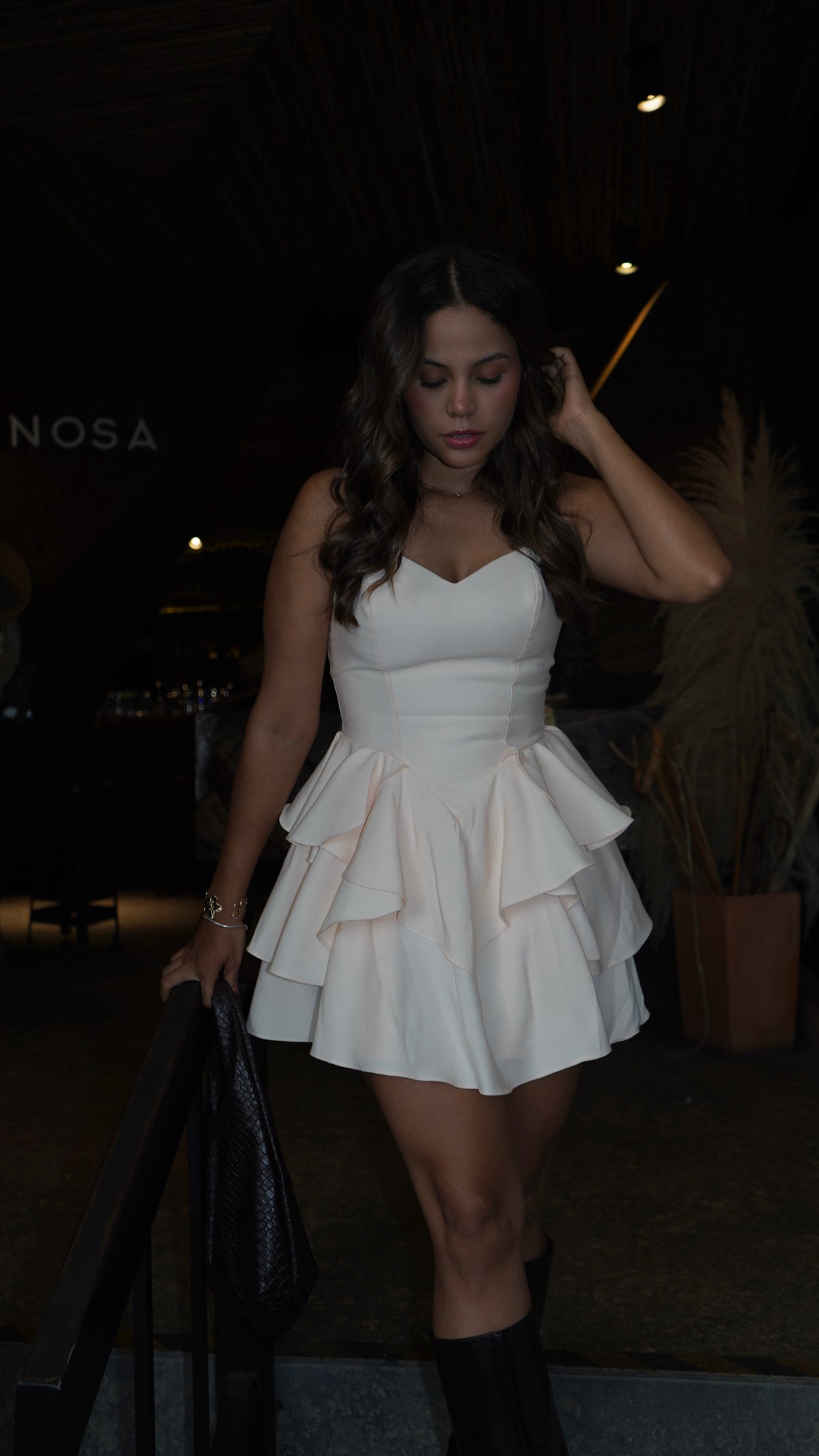 Vestido Canela Rosado