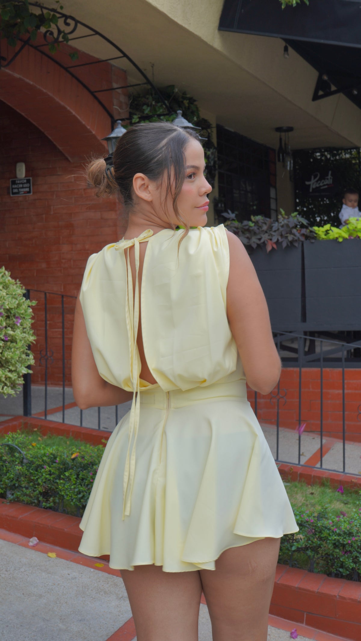 Enterizo ancestral Amarillo