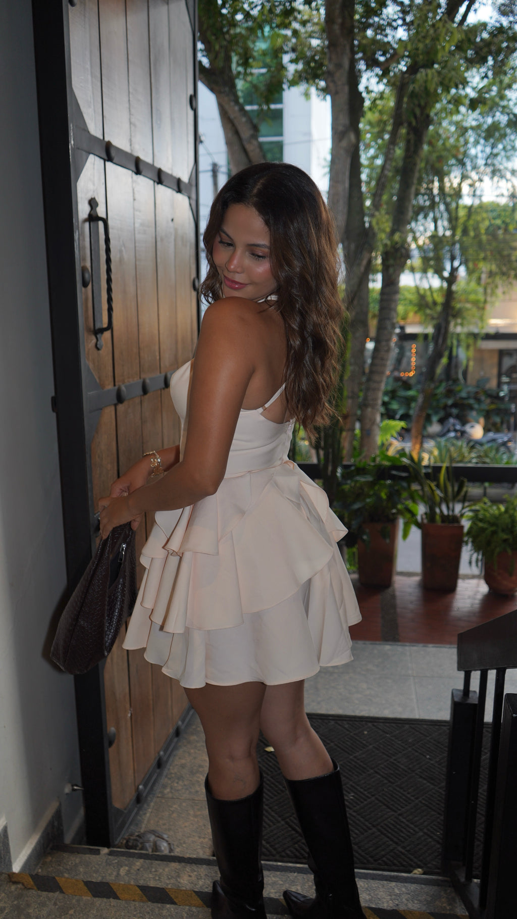 Vestido Canela Rosado