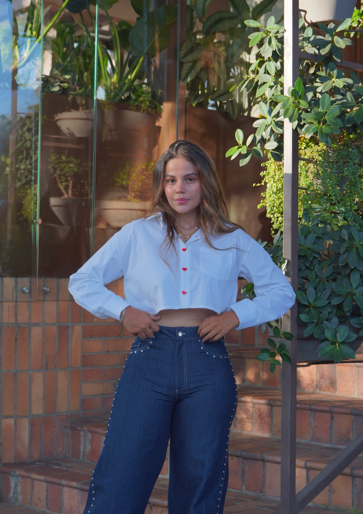 Camisera Corazon Marfil