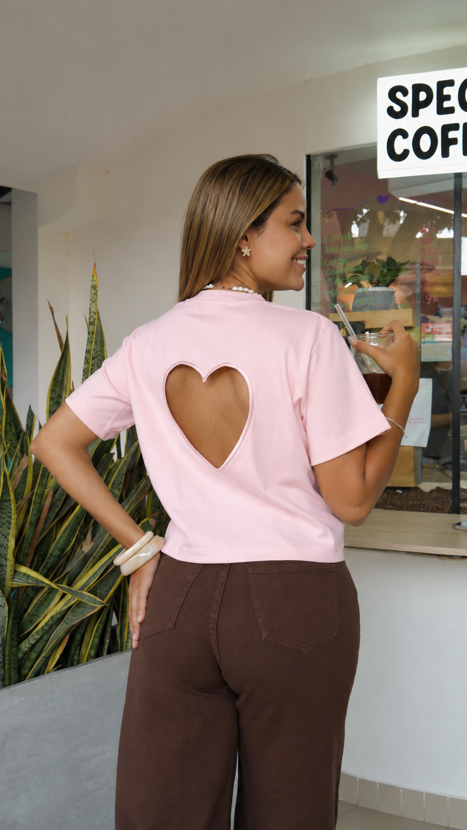 Camisetas Mon Amour Rosada