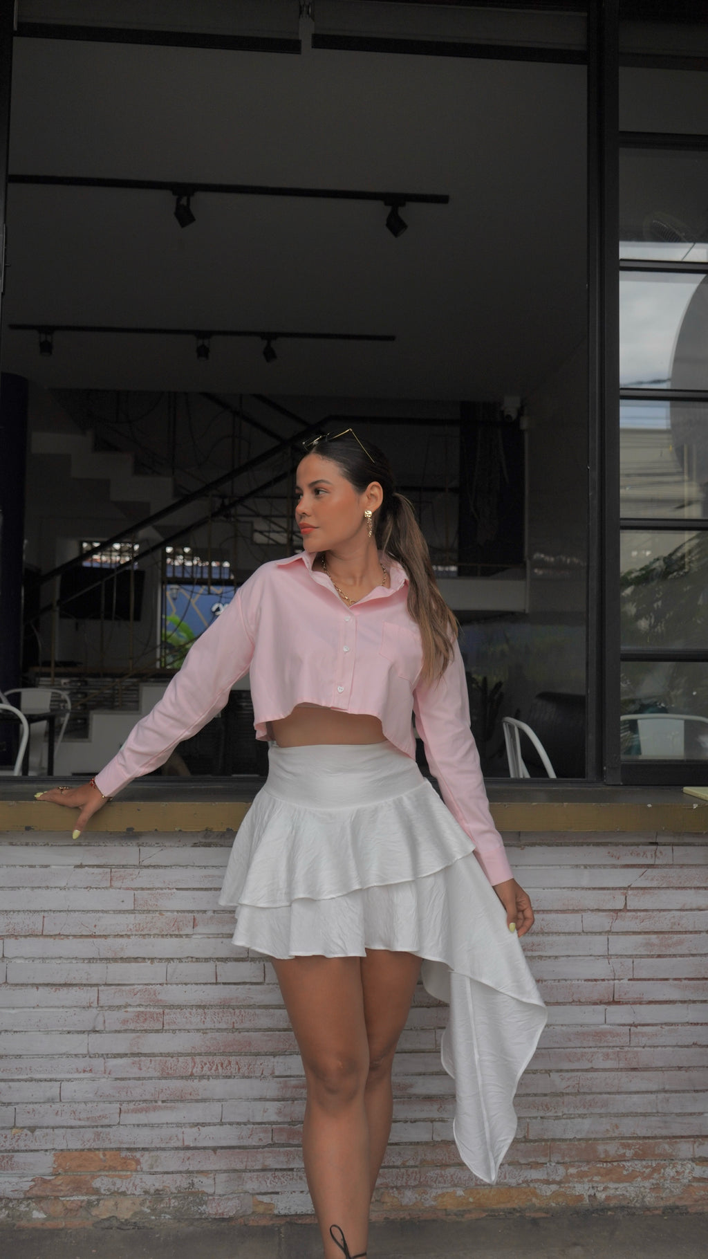 Camisera Corazon rosa