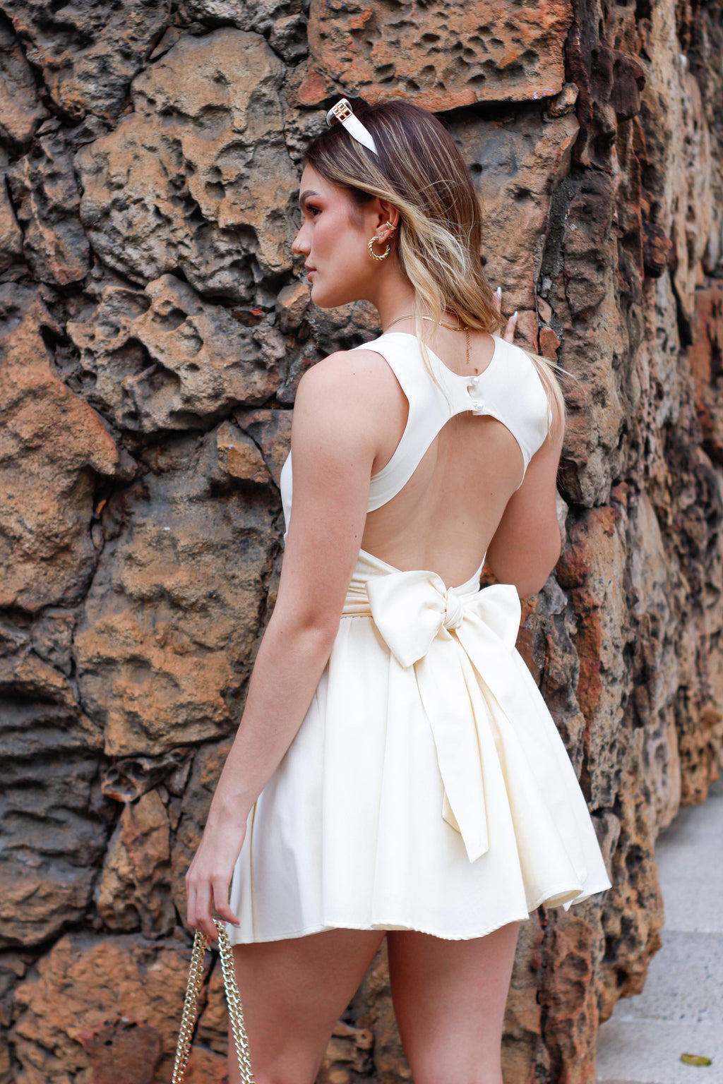 Vestido Primavera Mantequilla