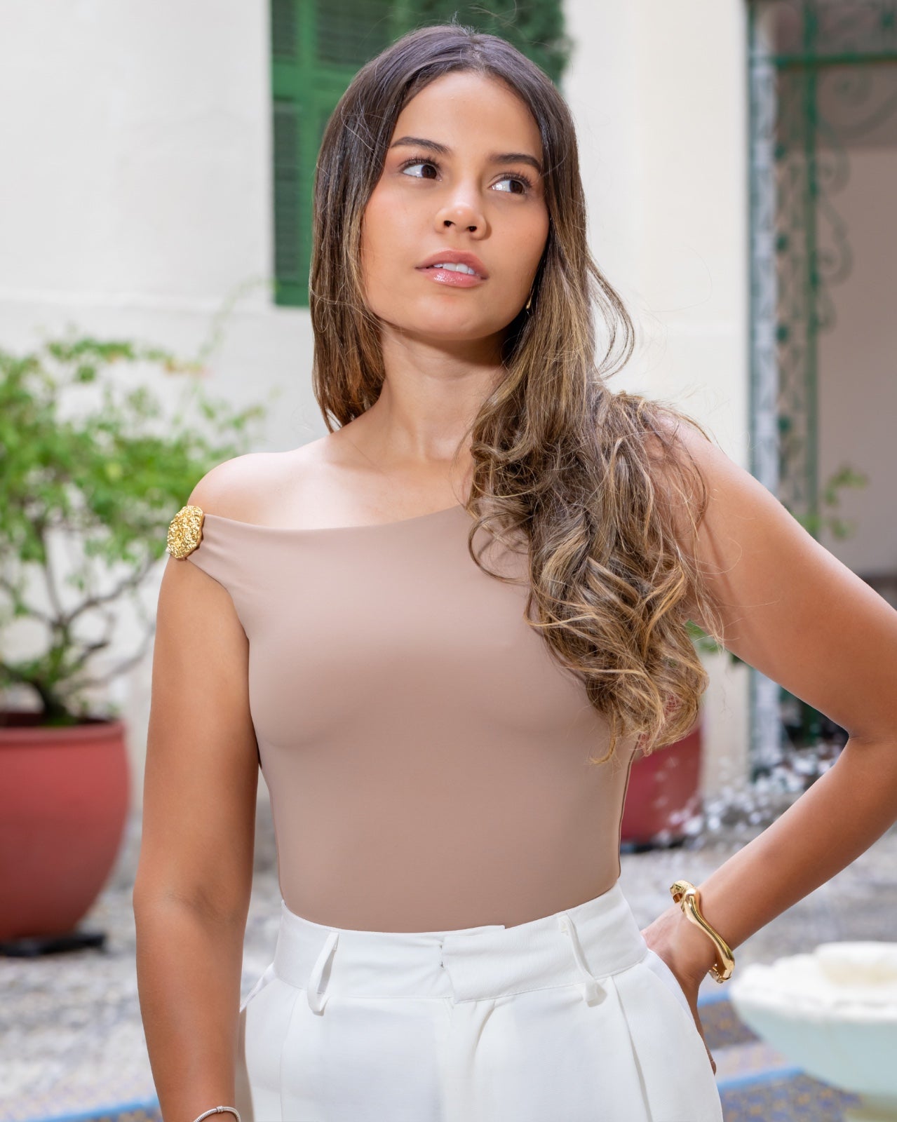 Top Serena Marrón
