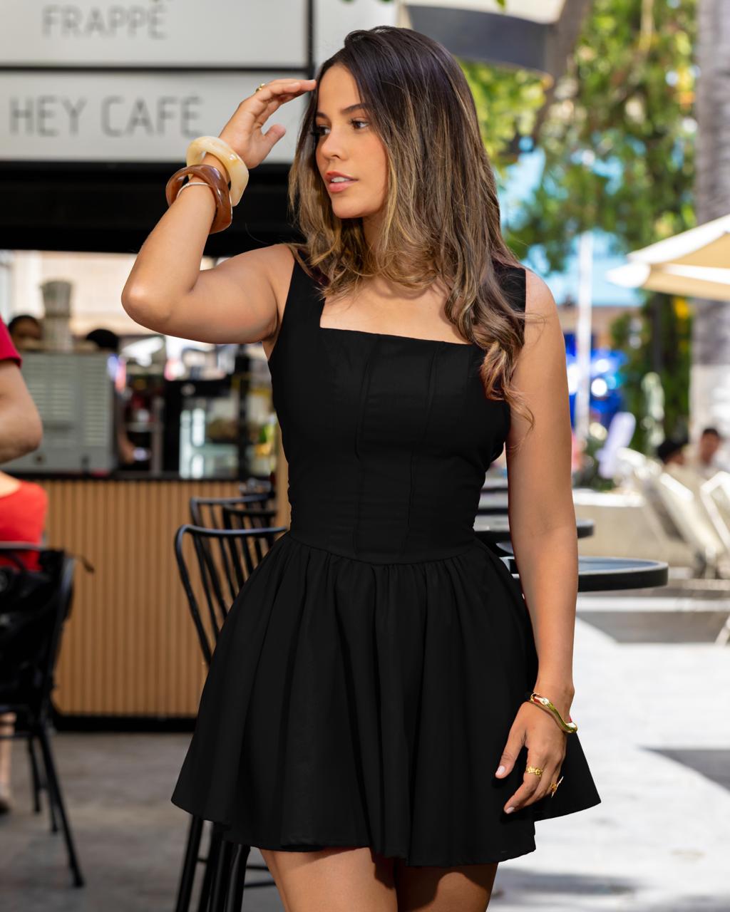 Vestido Primavera Negro